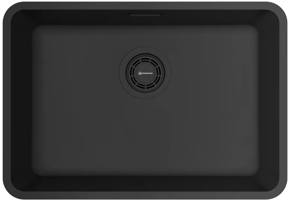 Детальное фото товара: Omoikiri Omi 53-U/I-GB Ultra Mini, мойка, нержавеющая сталь/графит