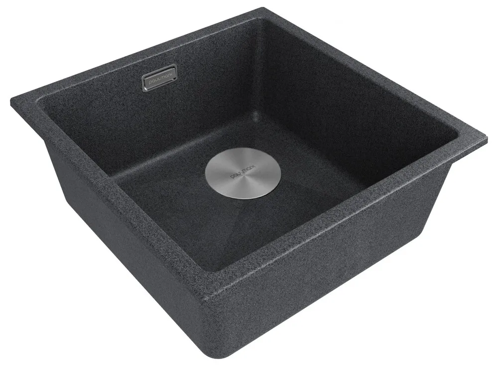 Детальное фото товара: Paulmark LUMI 45UNI-SKEW, мойка, гранит, графит