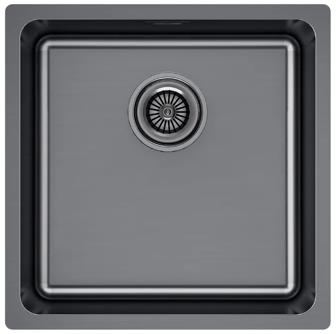 Детальное фото товара: Paulmark YUNI 44 UNI, мойка, нержавеющая сталь, вороненая сталь