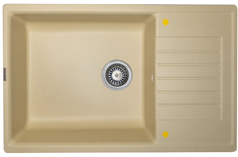 Фото товара: Ecoshtein RECHTECK 780.500, мойка, гранит, шампань