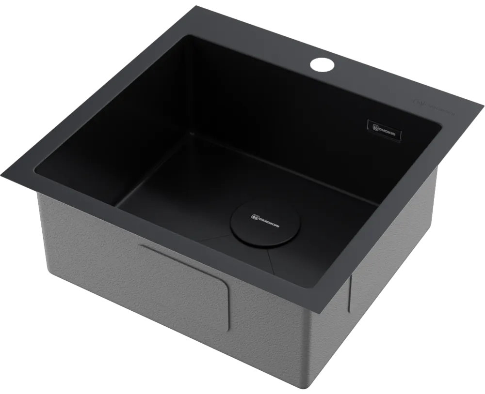 Детальное фото товара: Omoikiri Akisame 51-GB, мойка, нержавеющая сталь/графит