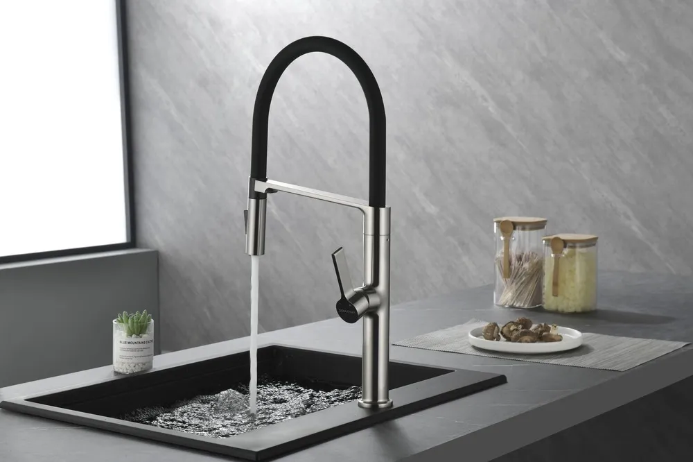 Детальное фото товара: Paulmark BARREL, смеситель, брашированная нержавеющая сталь