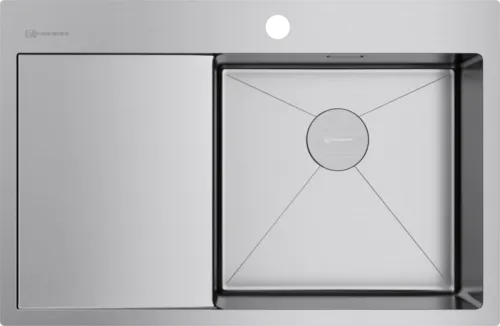 Детальное фото товара: Omoikiri Akisame 78-IN-R, мойка, нержавеющая сталь, чаша справа