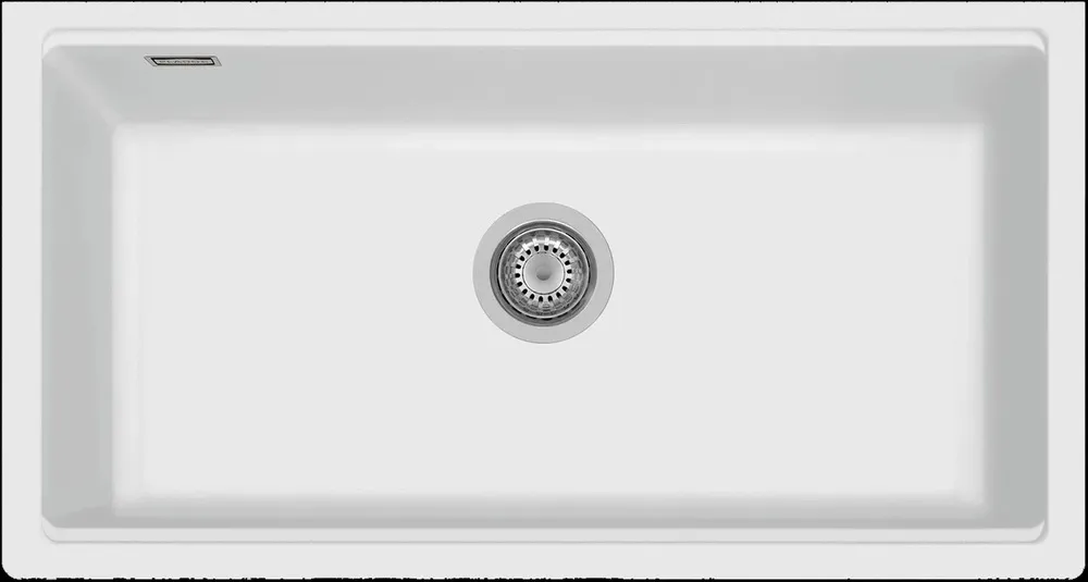 Детальное фото товара: Rivelato STRIA SR-8679 bianco latte, мойка, керамика, белый