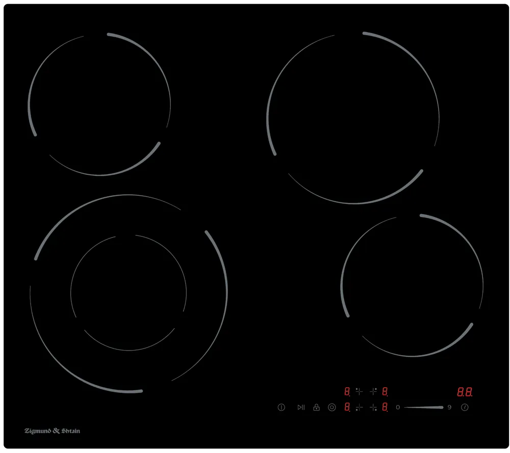 Фото товара: Zigmund & Shtain CN 50.6 B стеклокерамическая поверхность