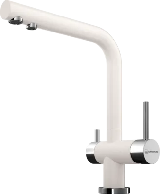 Фото товара: Omoikiri Nagano-PA, смеситель, хром/гранит, пастила