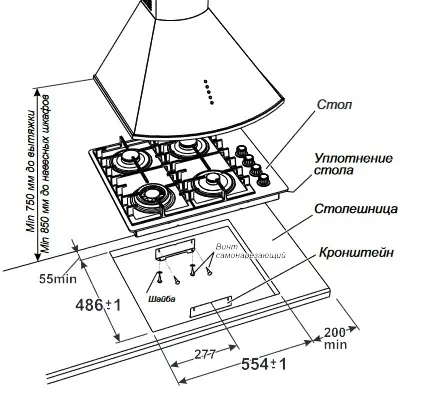 Схема встраивания