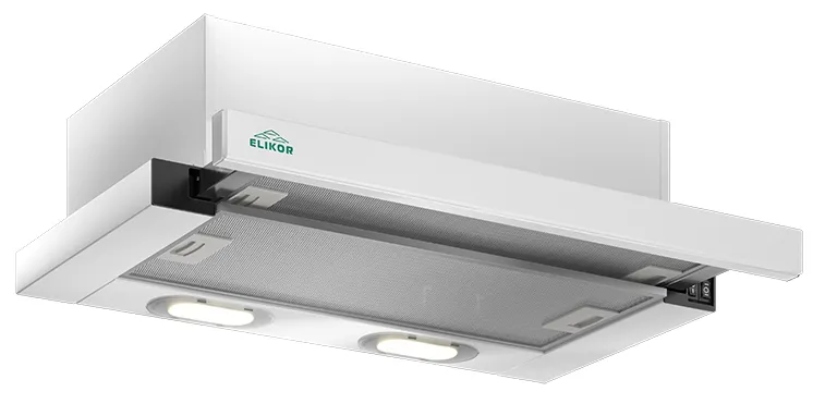 Фото товара: Elikor Интегра GLASS 60П-400-В2Л белый/стекло белое