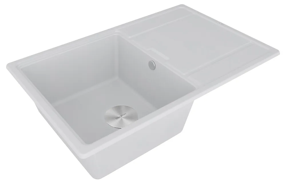Детальное фото товара: Paulmark FLUGEN 50-780, мойка, гранит, белый