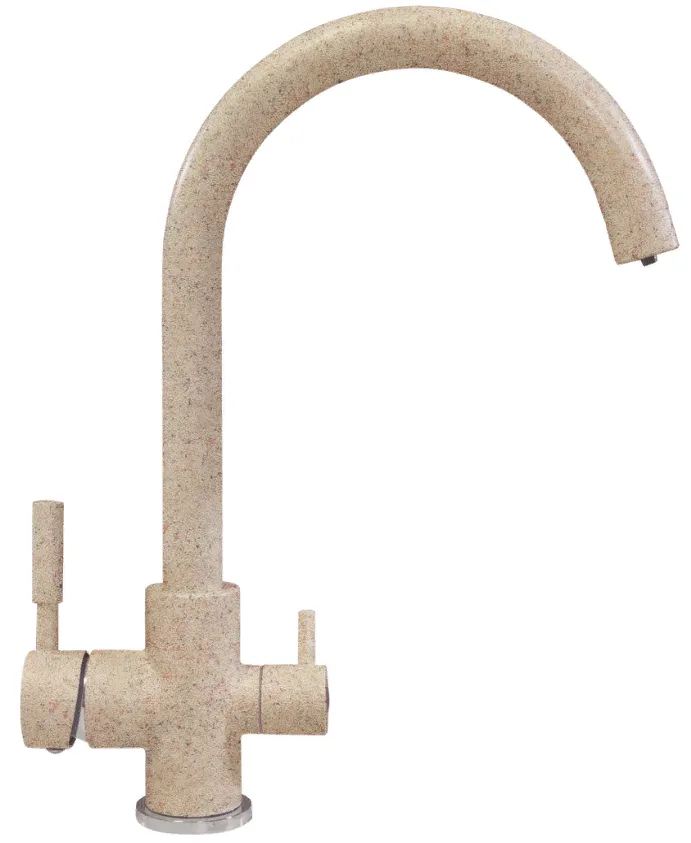 Фото товара: Polygran Элара Дуо, смеситель, песочный 302