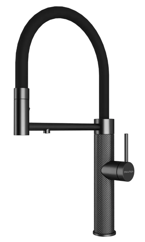 Фото товара: Paulmark GANYMEDE DIAMOND, смеситель, вороненая сталь