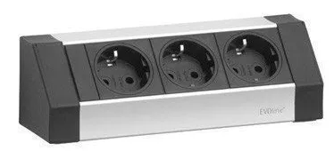 Фото товара: EVOLINE V-Dock CUSINE, 3 эл. розетки, серебристый