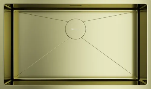 Фото товара: Omoikiri Taki 74-U/IF-LG, мойка, нержавеющая сталь/светлое золото