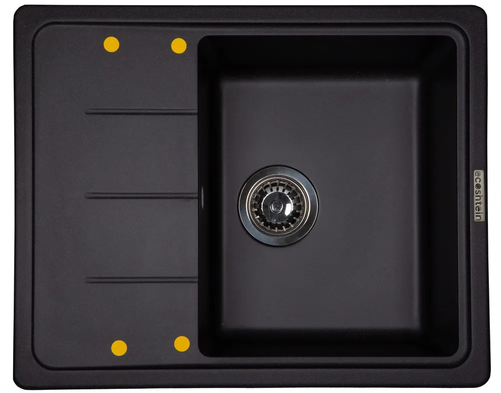 Фото товара: Ecoshtein RECHTECK 620, мойка, гранит, антрацит