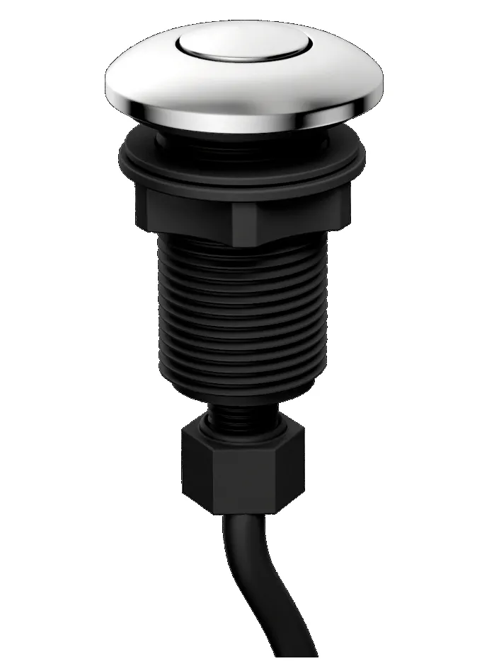 Фото товара: Omoikiri SW-01-C Пневматическая кнопка для измельчителя, хром