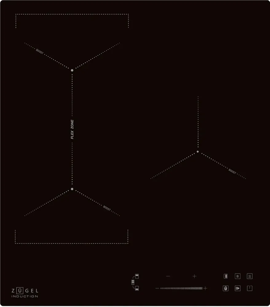Фото товара: ZUGEL ZIH454B индукционная поверхность