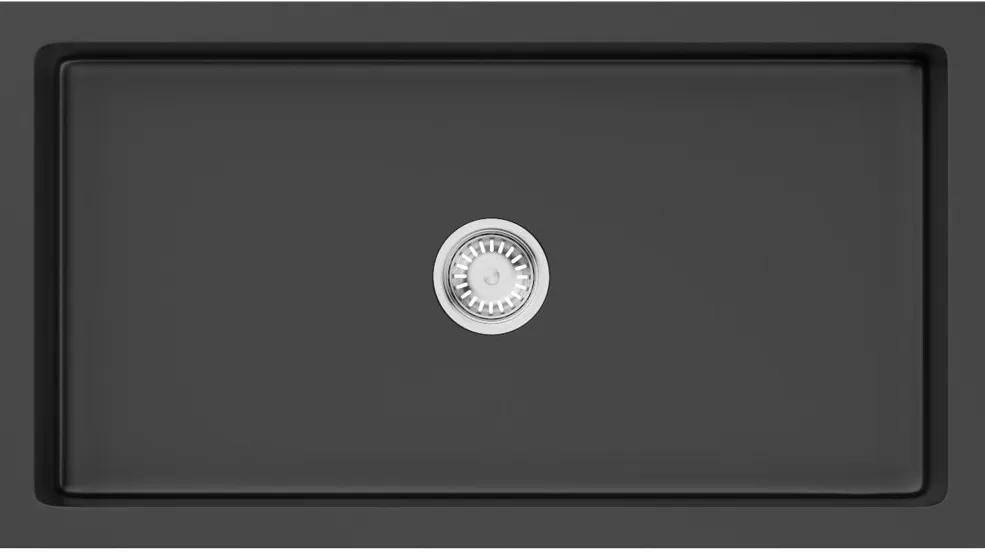 Фото товара: Omoikiri Mikura 76-BL, мойка, керамика, черный