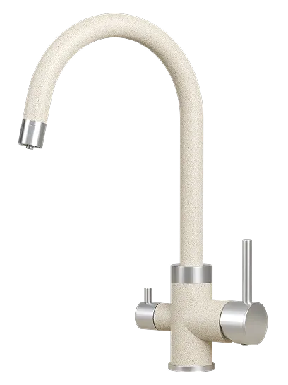 Фото товара: GRANULA 5169 смеситель, нержавеющая сталь, пирит