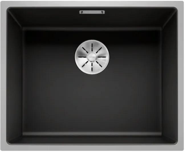 Фото товара: Blanco Subline 500-IF SteelFrame, мойка, гранит, черный