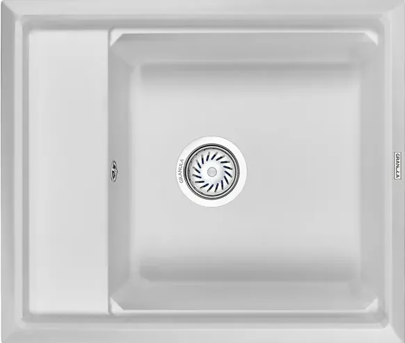 Фото товара: GRANULA 6004 мойка, гранит, арктик (белый)