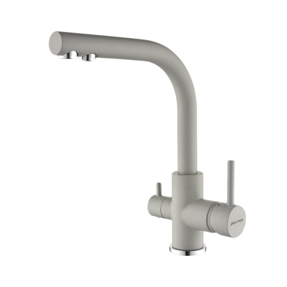 Фото товара: Paulmark ESSEN, смеситель, гранит, серый дым