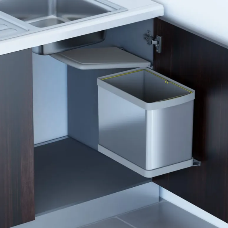 Фото товара: ALVEUS ALBIO, ведро, нержавеющая сталь