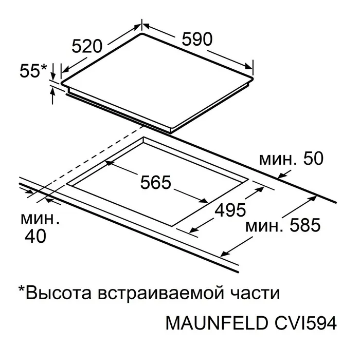 Схема встраивания