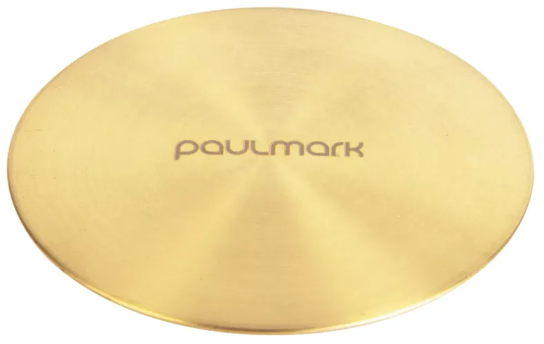 Фото товара: Paulmark PM116-LG, накладка на выпуск, светлое золото