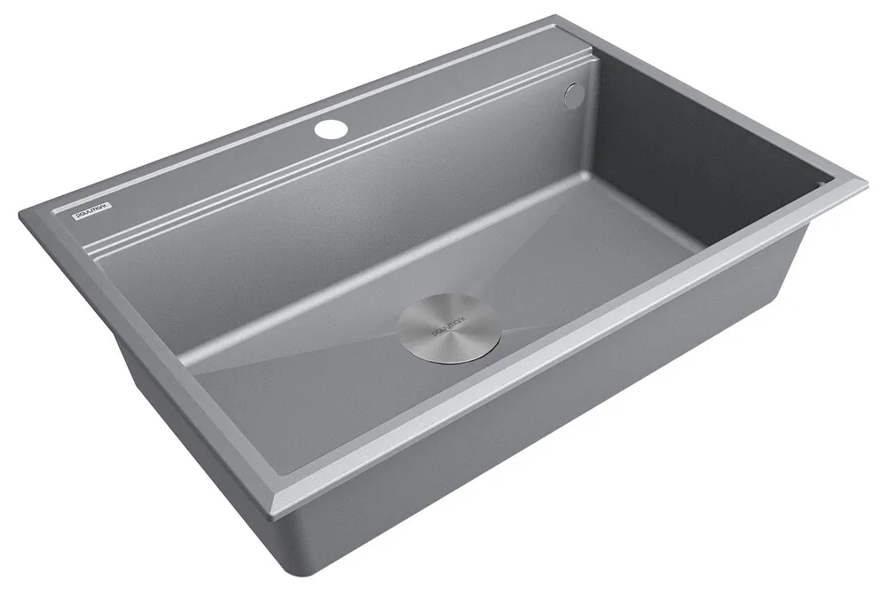 Детальное фото товара: Paulmark STEPIA 80, мойка, гранит, серый металлик