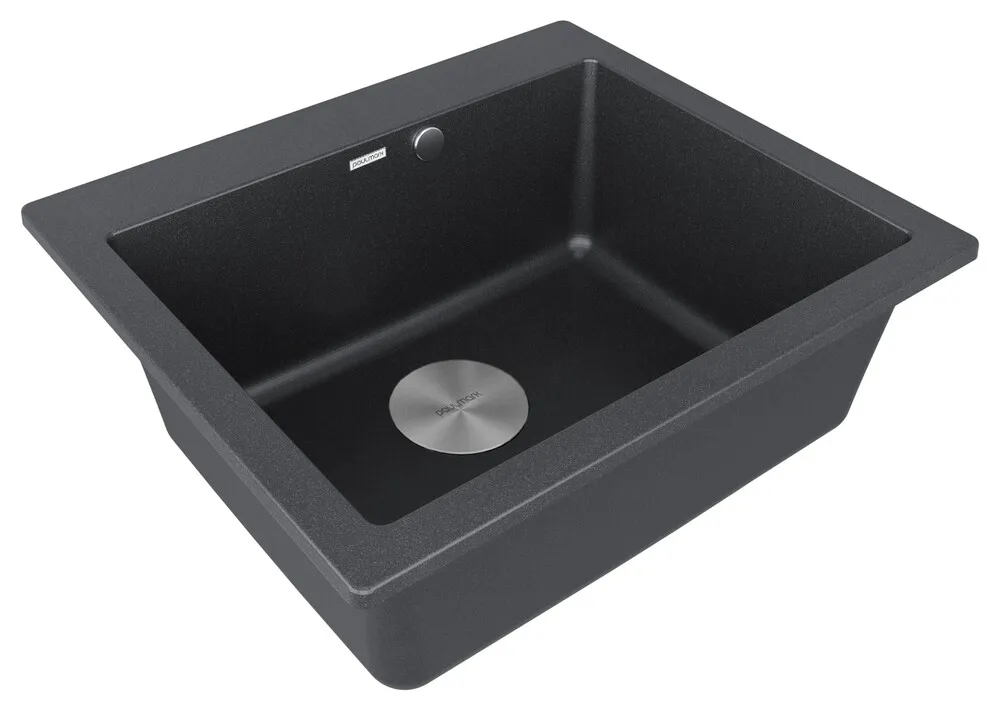 Детальное фото товара: Paulmark KANTE 60, мойка, гранит, черный