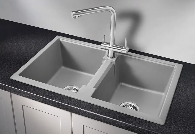 Фото товара: GRANULA 8101 мойка, гранит, алюминиум