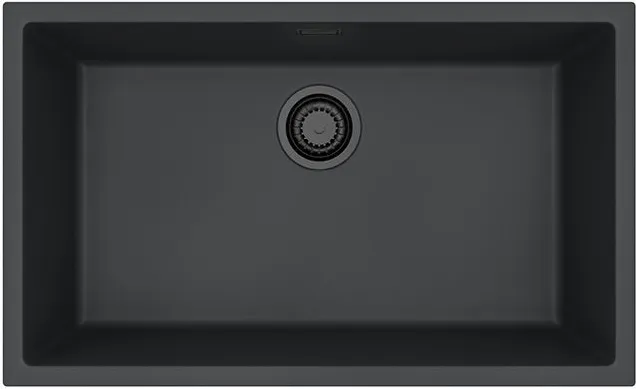 Фото товара: ALVEUS OMNI 40 GRANITAL DEEP BLACK-G90 BE, мойка, гранит, черный матовый (в комп. с сифоном 1148151)