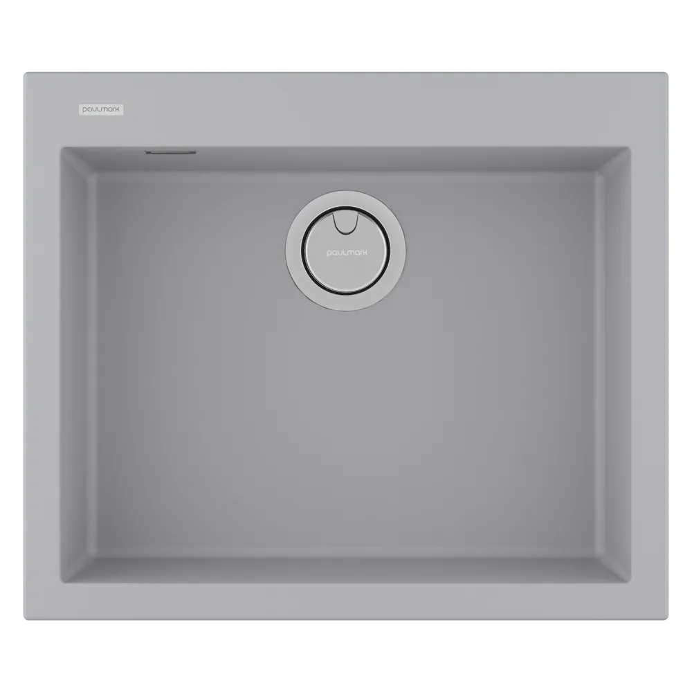 Детальное фото товара: Paulmark DECORATION 60, мойка, гранит, серый