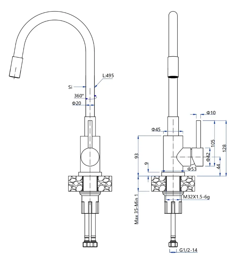 Схема встраивания
