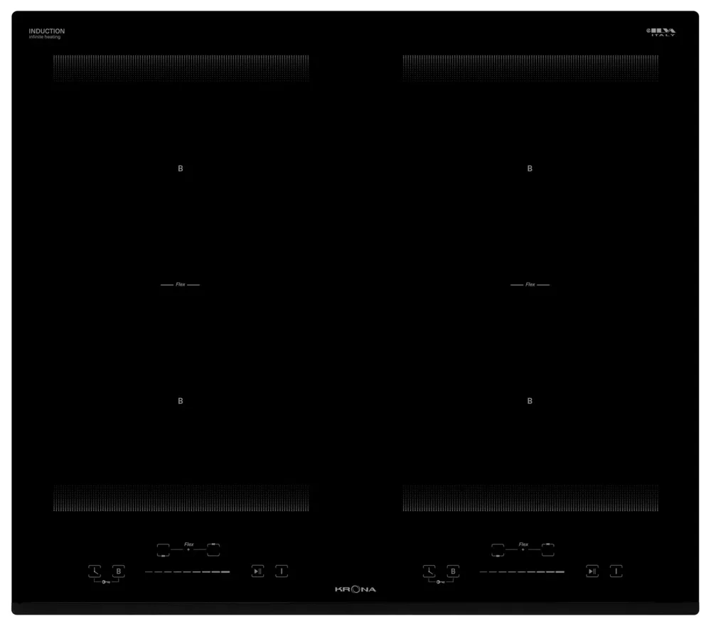Фото товара: Krona ETERNO 60 BL индукционная поверхность