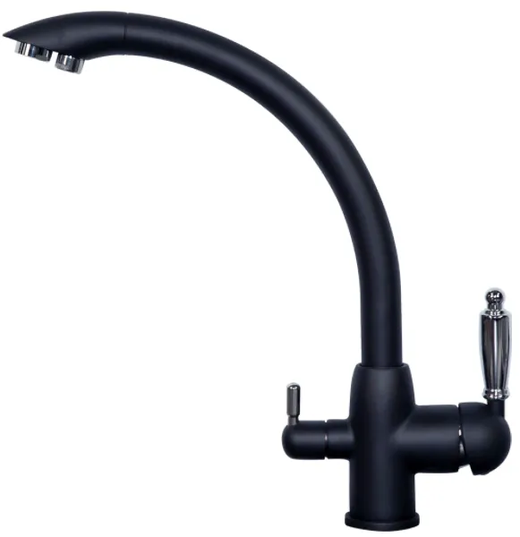 Фото товара: Zigmund & Shtain ZS 1500, смеситель, черный базальт