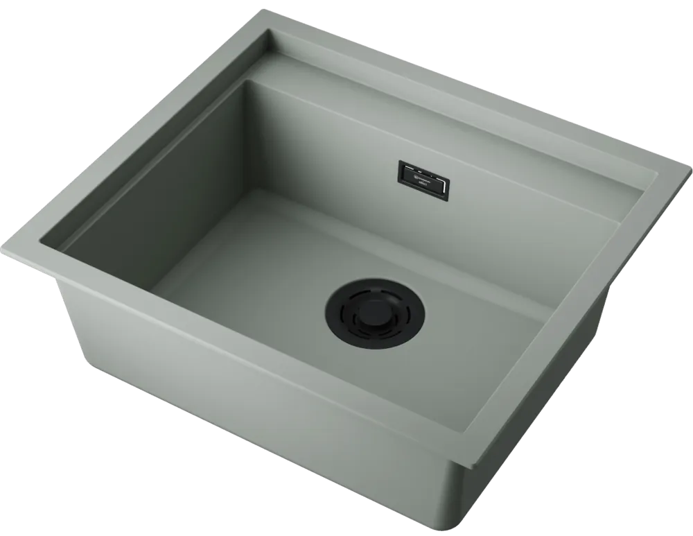 Детальное фото товара: Omoikiri Sintesi 57-WG, мойка, керамика, wind green