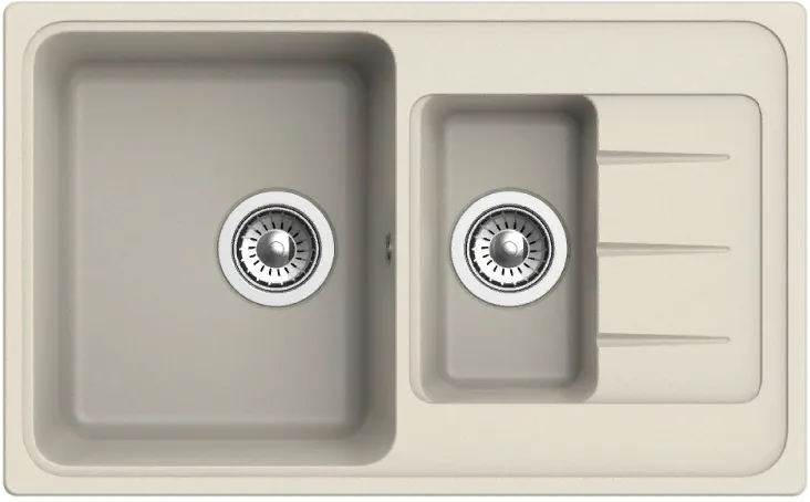 Фото товара: Ewigstein Elegant E- 60KF, мойка, гранит, бежевый
