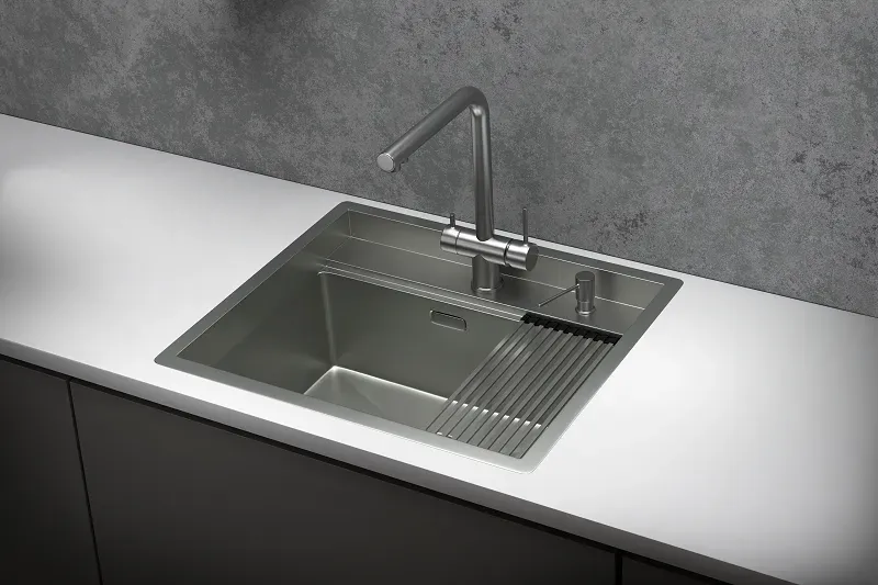 Детальное фото товара: GRANULA 6051 мойка, нержавеющая сталь, сталь матовая