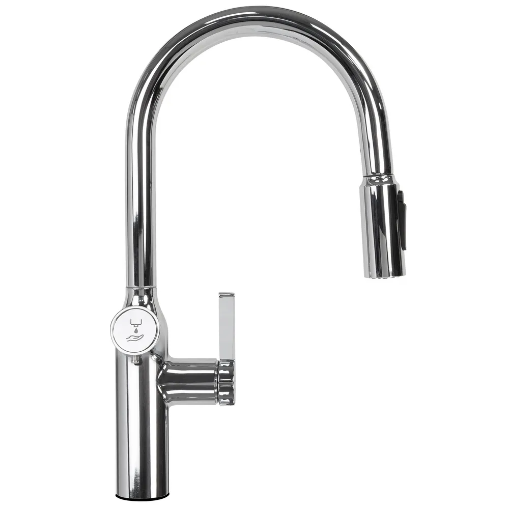 Фото товара: Zigmund & Shtain ZS 2500, смеситель, нержавеющая сталь