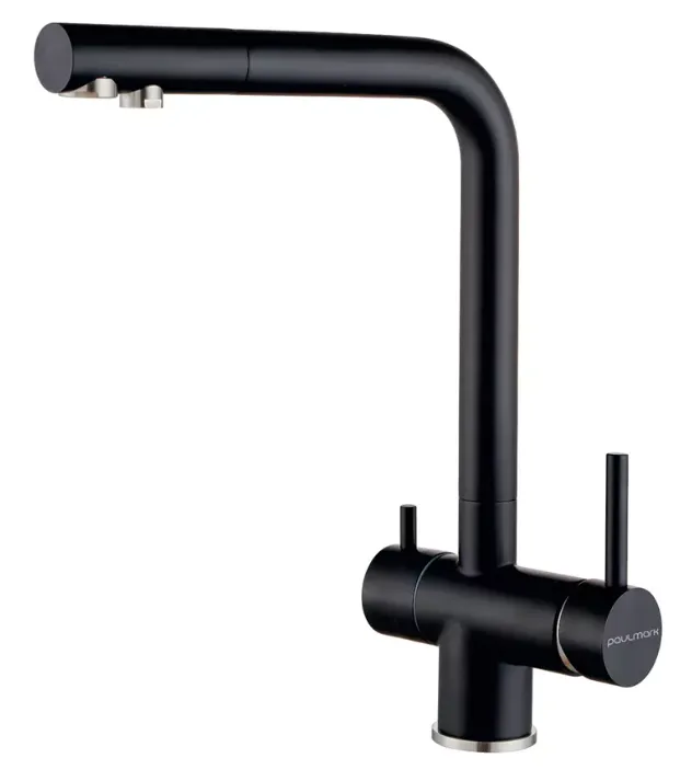 Фото товара: Paulmark SKALEN, смеситель, гранит, черный