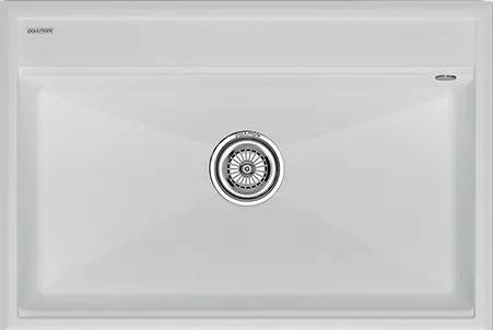 Детальное фото товара: Paulmark STEPIA 80, мойка, гранит, белый