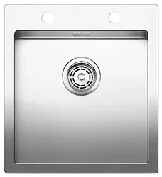 Фото товара: Blanco Claron 400-IF/A, мойка, нержавеющая сталь с зеркальной полировкой, с клапан-автоматом