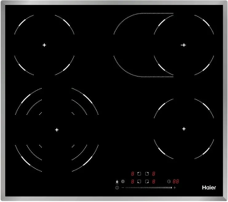 Фото товара: Haier HHY-C64TOFB стеклокерамическая поверхность