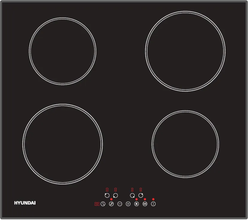 Фото товара: Hyundai HHI 6745 BG индукционная поверхность