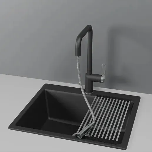 Детальное фото товара: GRANULA 8173 смеситель, гранит, шварц