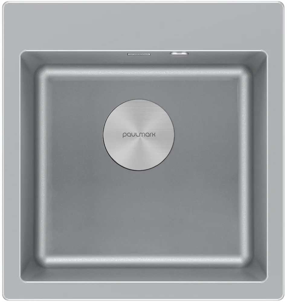 Фото товара: Paulmark KANTE 50, мойка, гранит, серый металлик