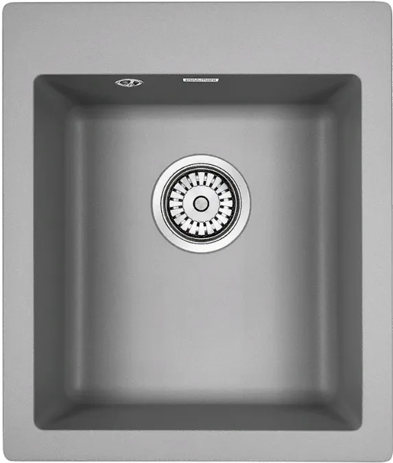 Детальное фото товара: Paulmark KANTE 40, мойка, гранит, серый металлик