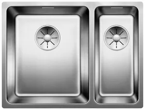 Детальное фото товара: Blanco Andano 340/180-U, мойка, нерж. сталь с зеркальной полировкой, без клапана-автомата, левая