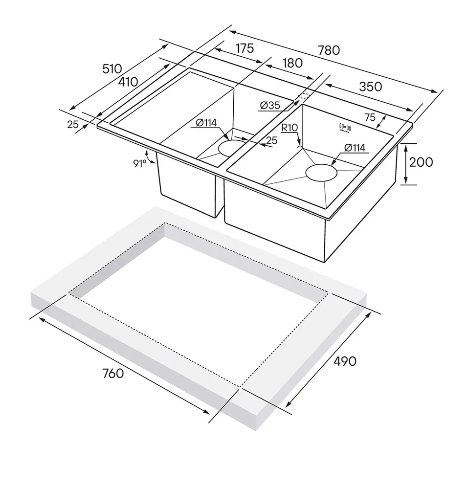 Схема встраивания